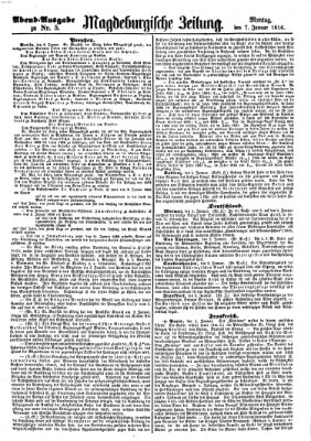 Magdeburgische Zeitung Montag 7. Januar 1856