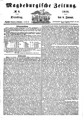 Magdeburgische Zeitung Dienstag 8. Januar 1856