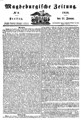 Magdeburgische Zeitung Freitag 11. Januar 1856