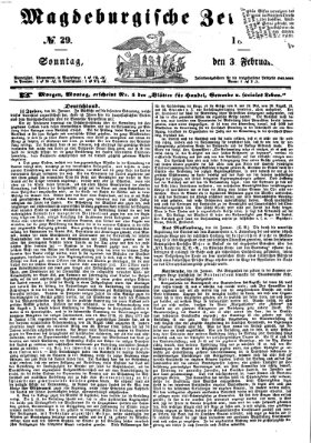 Magdeburgische Zeitung Sonntag 3. Februar 1856