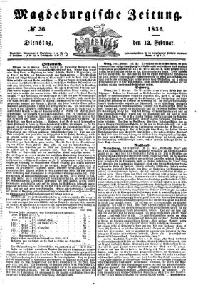 Magdeburgische Zeitung Dienstag 12. Februar 1856