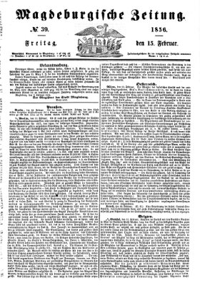 Magdeburgische Zeitung Freitag 15. Februar 1856