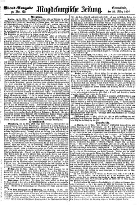 Magdeburgische Zeitung Samstag 22. März 1856