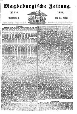 Magdeburgische Zeitung Mittwoch 14. Mai 1856