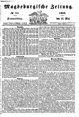 Magdeburgische Zeitung Donnerstag 15. Mai 1856