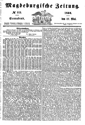 Magdeburgische Zeitung Samstag 17. Mai 1856