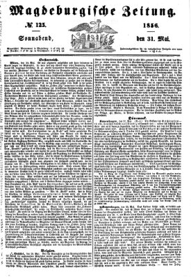 Magdeburgische Zeitung Samstag 31. Mai 1856