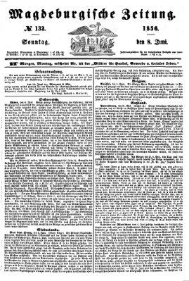 Magdeburgische Zeitung Sonntag 8. Juni 1856