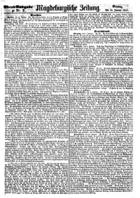 Magdeburgische Zeitung Montag 12. Januar 1857