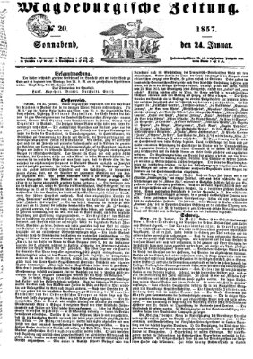 Magdeburgische Zeitung Samstag 24. Januar 1857