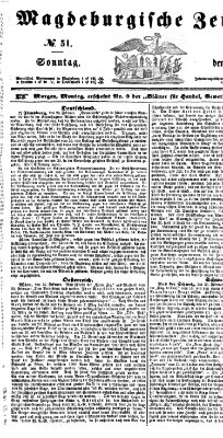 Magdeburgische Zeitung Sonntag 1. März 1857