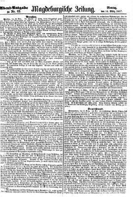 Magdeburgische Zeitung Montag 16. März 1857