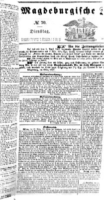 Magdeburgische Zeitung Dienstag 24. März 1857