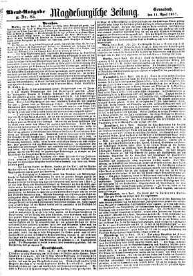 Magdeburgische Zeitung Samstag 11. April 1857