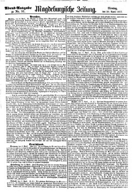 Magdeburgische Zeitung Montag 20. April 1857