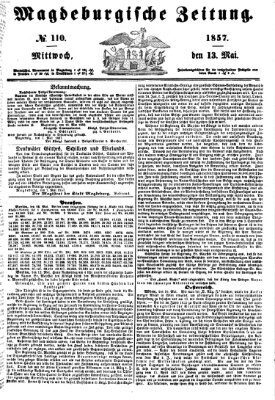 Magdeburgische Zeitung Mittwoch 13. Mai 1857