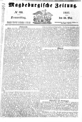 Magdeburgische Zeitung Donnerstag 28. Mai 1857