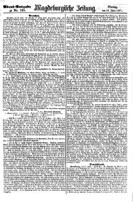 Magdeburgische Zeitung Montag 29. Juni 1857