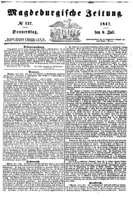 Magdeburgische Zeitung Donnerstag 9. Juli 1857