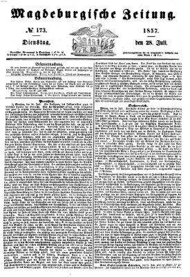 Magdeburgische Zeitung Dienstag 28. Juli 1857