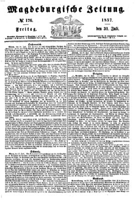 Magdeburgische Zeitung Freitag 31. Juli 1857