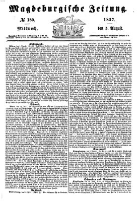 Magdeburgische Zeitung Mittwoch 5. August 1857