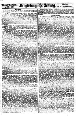 Magdeburgische Zeitung Montag 21. September 1857