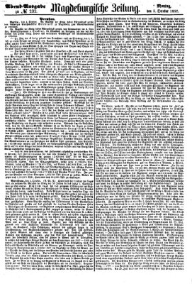 Magdeburgische Zeitung Montag 5. Oktober 1857