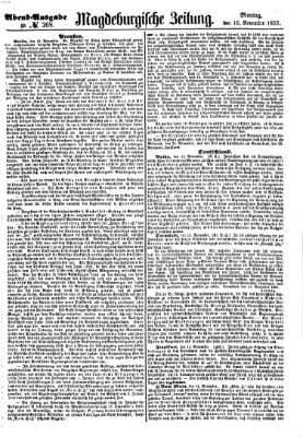 Magdeburgische Zeitung Montag 16. November 1857