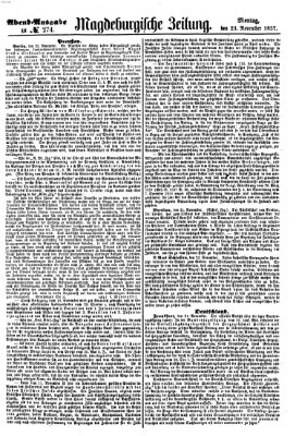 Magdeburgische Zeitung Montag 23. November 1857