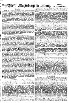 Magdeburgische Zeitung Montag 7. Dezember 1857