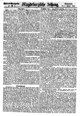 Magdeburgische Zeitung Samstag 2. Januar 1858