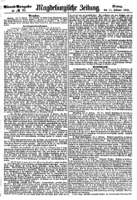 Magdeburgische Zeitung Montag 15. Februar 1858