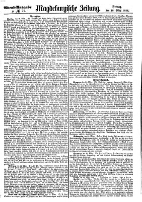 Magdeburgische Zeitung Freitag 26. März 1858