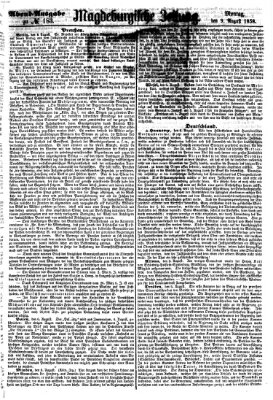 Magdeburgische Zeitung Montag 9. August 1858