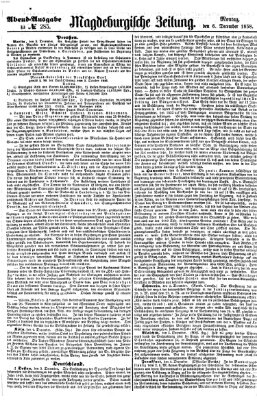 Magdeburgische Zeitung Montag 6. Dezember 1858