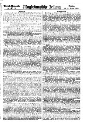 Magdeburgische Zeitung Montag 24. Januar 1859