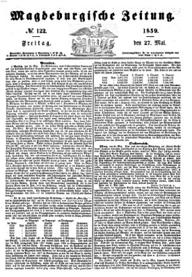 Magdeburgische Zeitung Freitag 27. Mai 1859