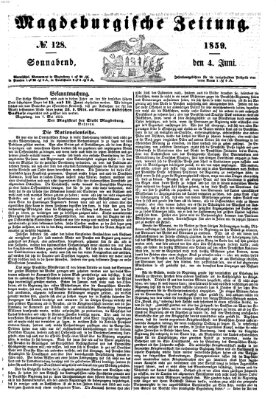 Magdeburgische Zeitung Samstag 4. Juni 1859