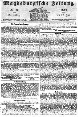 Magdeburgische Zeitung Dienstag 12. Juli 1859