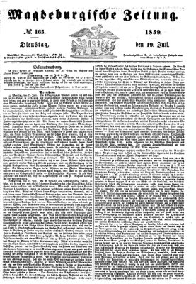 Magdeburgische Zeitung Dienstag 19. Juli 1859