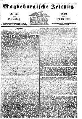 Magdeburgische Zeitung Dienstag 26. Juli 1859