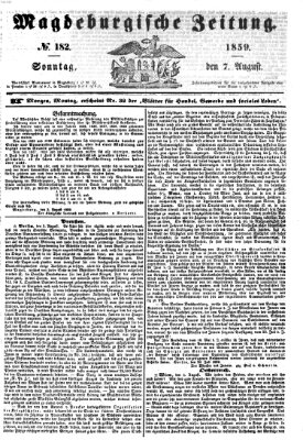 Magdeburgische Zeitung Sonntag 7. August 1859