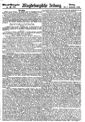 Magdeburgische Zeitung Montag 5. September 1859