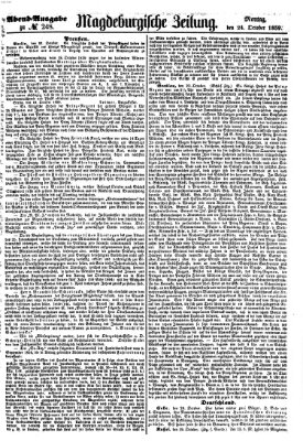 Magdeburgische Zeitung Montag 24. Oktober 1859