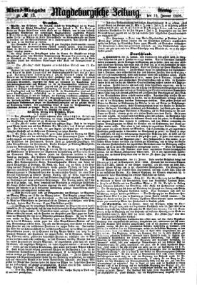 Magdeburgische Zeitung Montag 16. Januar 1860