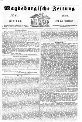 Magdeburgische Zeitung Freitag 24. Februar 1860