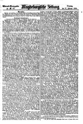 Magdeburgische Zeitung Montag 27. Februar 1860