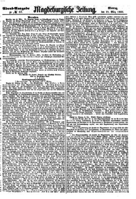 Magdeburgische Zeitung Montag 19. März 1860