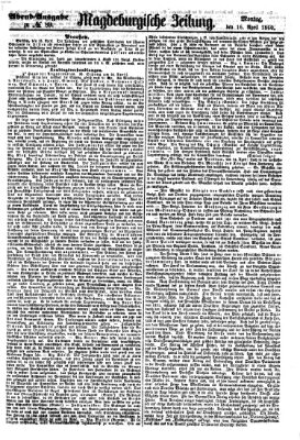 Magdeburgische Zeitung Montag 16. April 1860